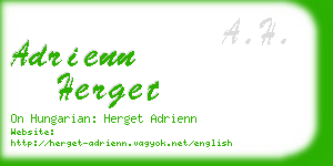 adrienn herget business card